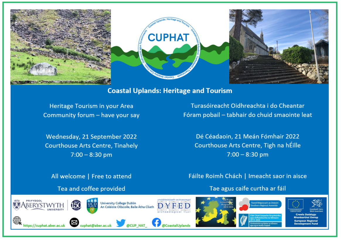 Information about community forum event in Tinahely, Ireland