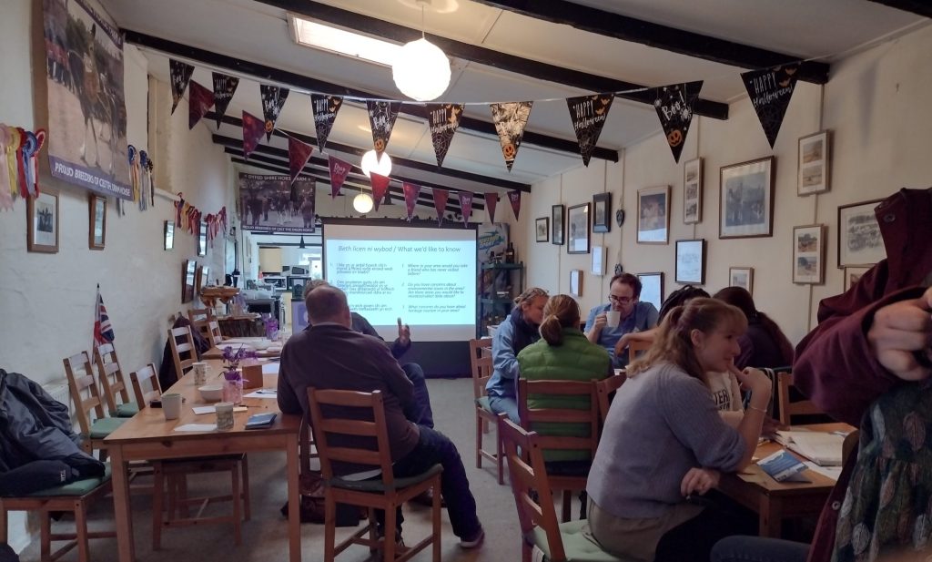 Drop-in session in the Preselis, Wales