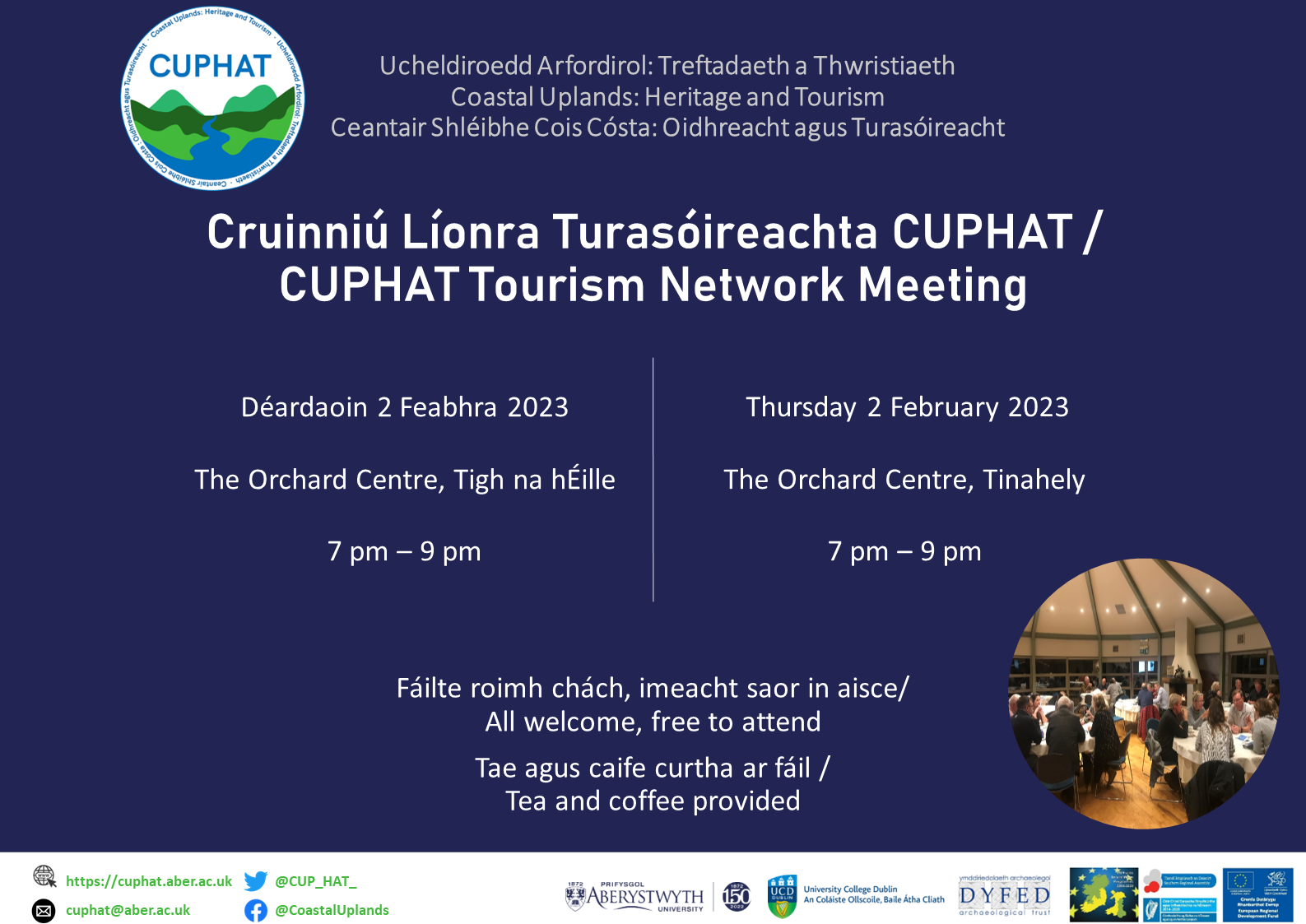 Information on February Tourism Network Meeting in Ireland