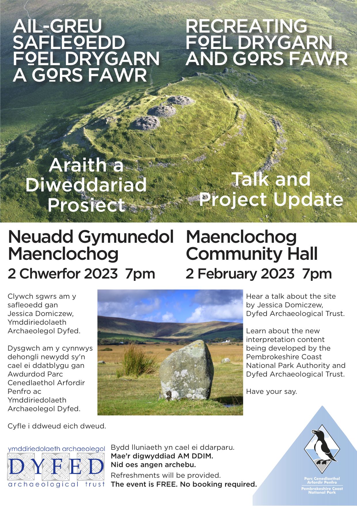Information on Foel Draygarn workshop in Wales
