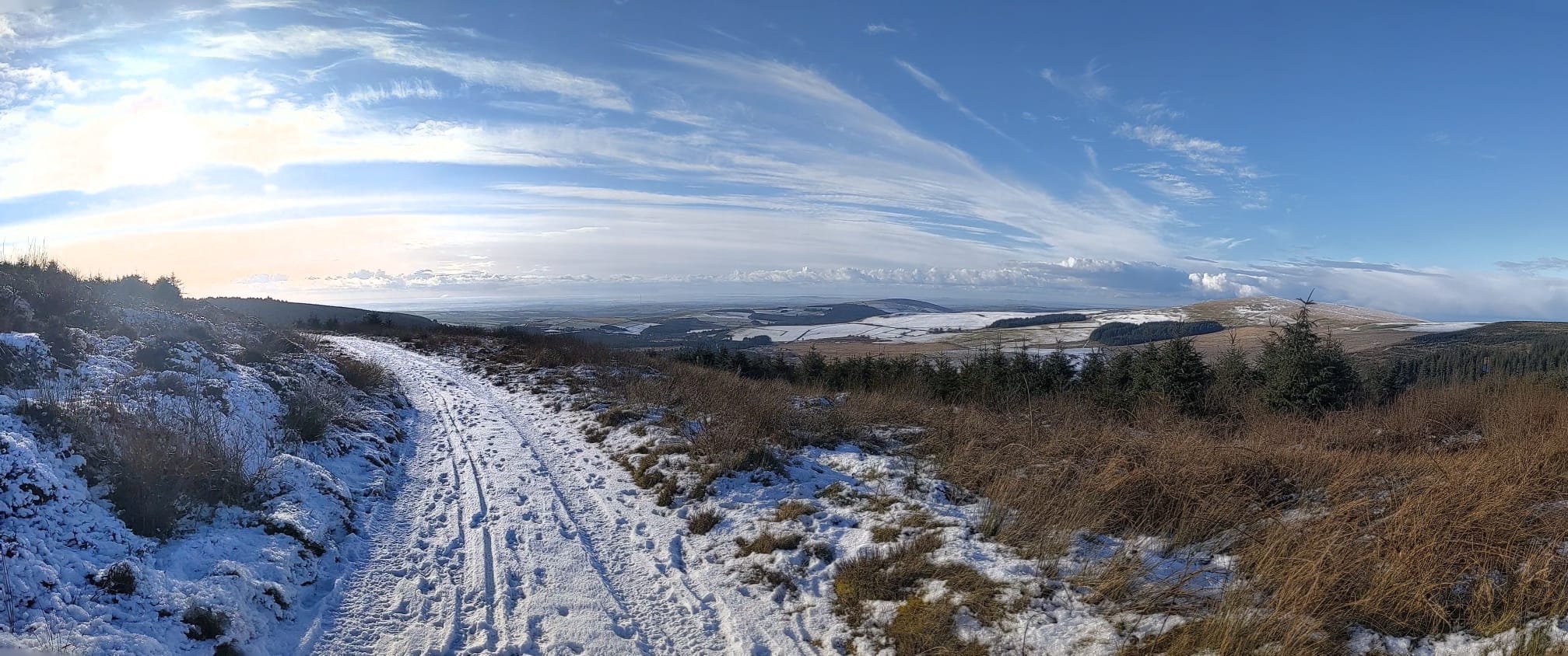 Snow in the Preseli Mountains, Wales